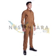 Seragam Pns Pria Lengan Panjang Keki Muda Seragam Pemda Pria Setelan Pns Pria Seragam Keki Tua Pria