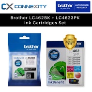 Brother Ink Cartridges LC462BK LC4623PK LC462XLBK LC462XL3PK LC462C LC462M LC462Y LC462XLC LC462XLM 