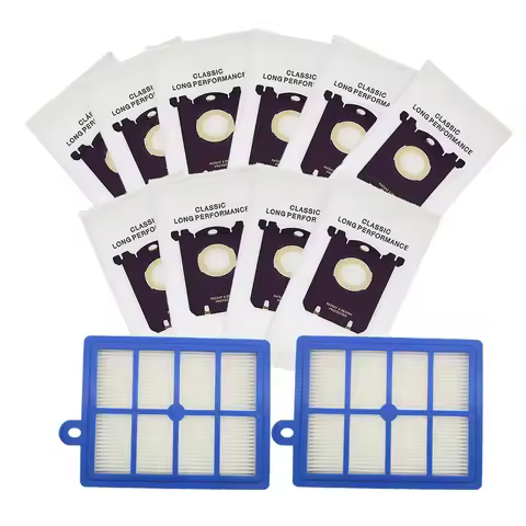 Replacement Hepa Filter Dust Bags for Electrolux Vacuum Cleaner Filter Electrolux Hepa and For S-BAG