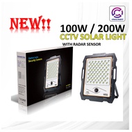 Crilight LED Solar Flood Light with CCTV (100W/200W) DW901/DW902