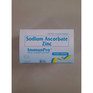 ImmunPro Sodium Ascorbate with zinc 500mg (100 tabs)