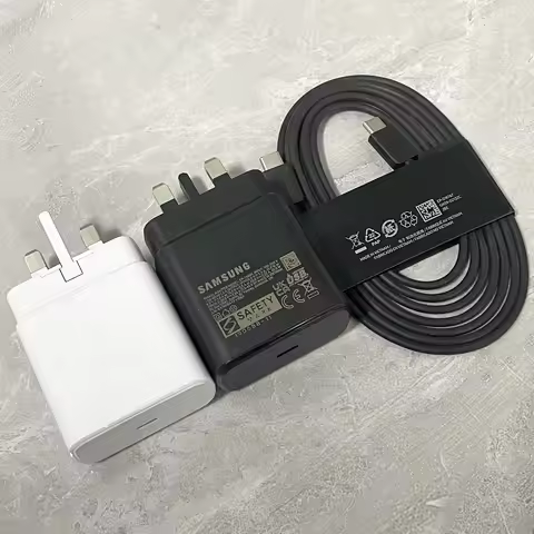Samsung 45W Super Fast Charging Charger 2.0 USB-C Type C Cable Adapter For Galaxy S25 S24 S23 Plus N