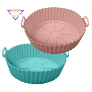 Air Fryer Silicone Pot Silicone Pot Round Air Fryer Basket Accessories, Fits 3QT - 5QT Air Fryer