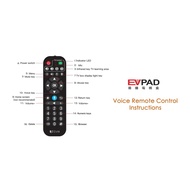 ORIGINAL EVPAD EVAI AI RF REMOTE VOICE CONTROL FOR10P 10S 5S 5P 3S 3 3MY MAX 6P PRO PRO+ PLUS Number