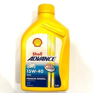 OLI SHELL ADVANCE AX5 800 ML 15W40 ORIGINAL SHELL