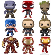 FUNKO POP Marvel Avengers 3 Infinity War Thanos Captain America Iron Man Action Figure Thor Toy Spid