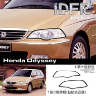 IDFR ODE Car Boutique Honda Odyssey 01-05 Card Dream Pattern Headlight Trim Frame Headlight Frame
