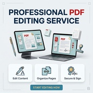 Professional PDF Editing Service | Edit PDF, Update Documents, Convert Files, Forms & Formatting