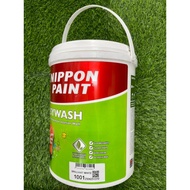 5L Nippon Paint Easy Wash 1001 Brilliant White Washable Interior Paint For Walls Sesuai Cat Dalam Ru