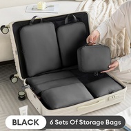 6Pcs Set Travel Storage Bag Compression Luggage Storage Bag/Compression packing cube/Packing Cube