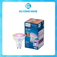 Philips WiZ GU10 color light bulb – 16 million colors, supports Matter