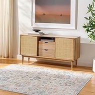 Livabliss x Our PNW Home Olympic Updated Traditional Area Rug, 2'7" x 10', Pale Blue