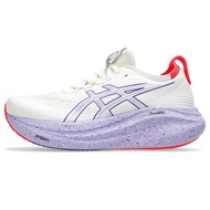 ASICS Official Store GEL-NIMBUS 27 TOKYO Women's Running Shoes 23-25cm E Cream/Edo Purple