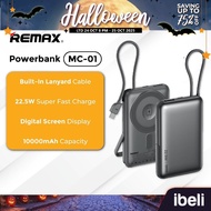 REMAX MC-01 15W 10000mAh 3 in 1 Cable Magnetic Wireless Power Bank (3C Certification)