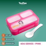 YOOYEE Yooyee 606 Kotak Makan Mini 3 sekat