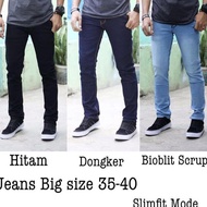 7c1e men's big size slimfit long jeans yug9