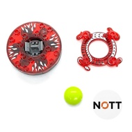 Lego Ninjago Spinner Flat 6x6x1 Transparent Red
