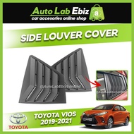 Toyota Vios 2019-2021 Rear Side Louver Cover Window Triangle Mirror Protector