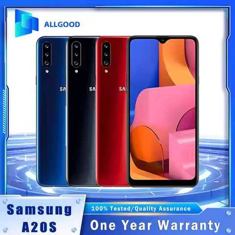 Original Samsung Galaxy A20s 4G LTE 6.5" 3GB+32GB/4GB+64GB Dual SIM Snapdragon 450 Octa-Core Unlocke