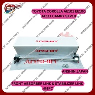 (ANSHIN JAPAN) FRONT STABILIZER LINK & ABSORBER LINK TOYOTA COROLLA AE101 EE100 AE111 CAMRY SXV10 (@