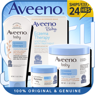 Aveeno Baby Eczema Therapy Moisturizing Cream | Nighttime Moisturizing Balm | Soothing Bath Treatmen