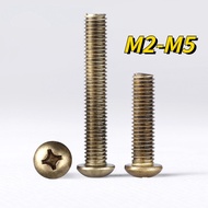 [XNY] H62 Brass Phillips Round Head Screw M2/M3/M4/M5 Screw