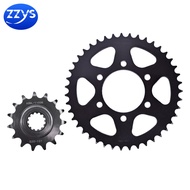 520 15T 43T 46T Motorcycle Front Rear Sprocket Chain Set For Kawasaki Z750 ZR750 04-12 Z800 ZR800 13