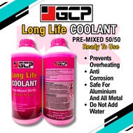 GCP LONG LIFE COOLANT RED BLUE GREEN (CONCENTRATED) / PINK ( PRE-MIX 50/50 ) 1 LITRE