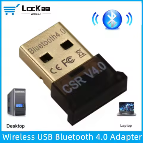 USB Bluetooth 4.0 Adapter for Computer Wireless Bluetooth Dongle USB Bluetooth 4.0 PC Adapter Blueto