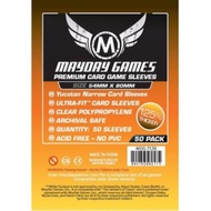Premium Card Sleeves 54x80 mm - Catan Size - Board Game - Mayday
