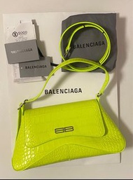 巴黎世家 balenciaga 沙漏包 稀有螢光色