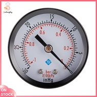 ◊ justeasybuy ◊   50mm Face Double Scale Pressure Gauge 0~-30nhg 0~-1Bar Mini Dual Scale Dial Gauge 