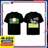Alex Eala Iconic Sampaguita Graphic Tee Front Print Alex Eala "Tennis Rodman" Iconic Shot Shirt