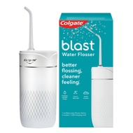 Colgate Blast Water Flosser Rechargeable, Water Resistant (IPX7) in White/Teal