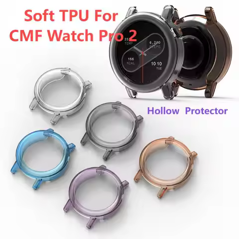 Soft TPU Case for CMF Watch Pro 2Cover Protective Shell Frame Bumper for CMF Watch Pro 2 Protector S