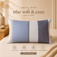 Sarung Bantal Leyna Favourite Primeara Pillow Case Pure Cotton 30x20 Inch ABSTRACT