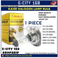 Kaier Halogen Bulb H1 H3 H4 H7 H8 H11 HB3 HB4 | Lampu Kereta Mentol Headlamp OEM