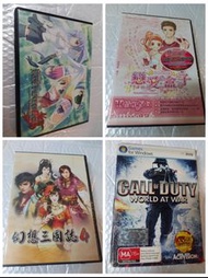 每盒PC GAME只售$38另包平郵 (幻想三國誌4 / JADE PENETRATE / 全新 戀愛盒子 / CALL OF DUTY WORLD AT WAR)