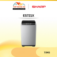 Sharp ES721X Washing Machine 7.5kg | Mesin Basuh