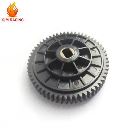 Plastic Spur Gear 57 Tooth and Damper Bush Main Reduction Gear Buffer Block for 1/5 Hpi Rofun Rovan 