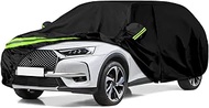 Car Cover Suitable for Citroen DS 7 Crossover 2017-2025, Waterproof Full Garage Car Cover with Zip D