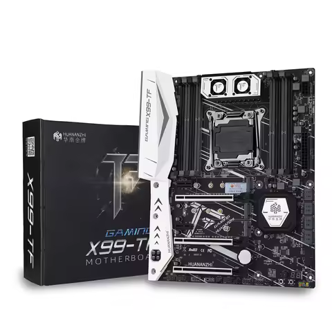 HUANANZHI X99-TF LGA2011-3 Video Gaming Motherboard For XEON E5 V3*V4 CPU 4*DDR4 4*DDR3 RAM Slots 2*