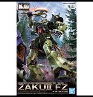 RE 1/100 ZAKU II 2 FZ 渣古 高達 0080  nt-1 mg