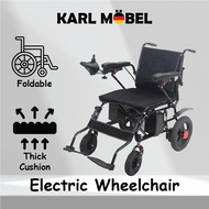 Electric Wheelchair murah Kerusi Roda Elektrik ringan Lightweight Foldable Transport Auto Motor Whee