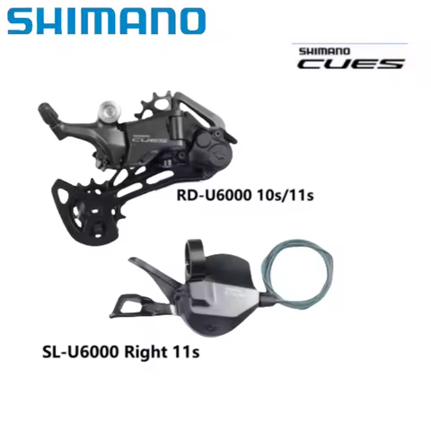 Shimano CUES U6000 Shifter SL-U6000 Right 11s 10s RD-U6020 10s 11s U6000 10s/11s Rear Derailleur For