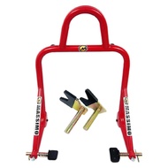 UNIVERSAL PADDOCK STAND 2IN1 SWING ARM+BOBBIN BRACKET HEAVY DUTY PADDOCK MOTORCYCLE MOTOR REAR