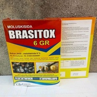 Moluskisida Brasitox 6 GR 500 gram Racun Kontak  / Siput Murbei  Racun keong obat keong sawah kebun 