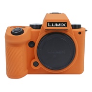 กระเป๋าเคสซิลิโคนป้องกันกล้องสำหรับ Panasonic Lumix S5 II S5II อุปกรณ์เสริม S5M2