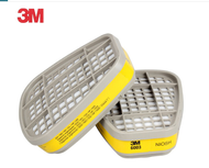 3M 6003 ตัวกรองแก๊สป้องกันไอน้ำอินทรีย์ไฮโดรเจนคลอไรด์ไฮโดรเจนฟลูออไรด์ จับคู่กับการใช้หน้ากากป้องกันแก๊สพิษ 6200 7502 6800 เป็นต้น 2 ชิ้น / แพ็ค