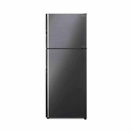 HITACHI 407L 2 DOOR FRIDGE STYLISH LINE (DELUXE) R-VX480PMS9-BBK (BRILLIANT BLACK)